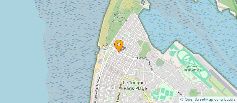 localisation de l'entreprise DIAMSOLO à LE TOUQUET-PARIS-PLAGE