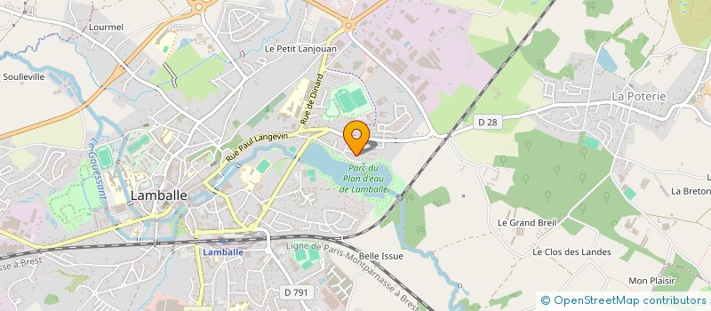 localisation de l'entreprise DIAMSOLS à LAMBALLE-ARMOR