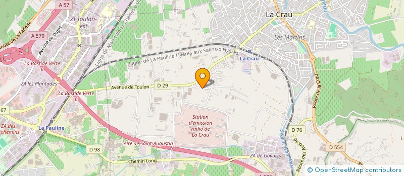 localisation de l'entreprise DIAMYX.COM  LA CRAU