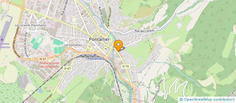 localisation de l'entreprise DIAN  PONTARLIER