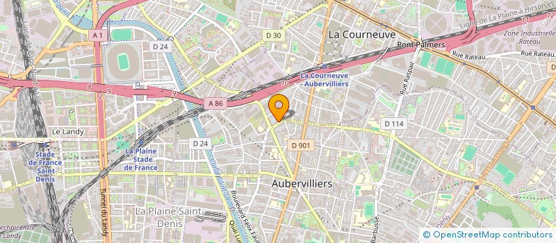 localisation de l'entreprise DIAN'S BEAUTY  AUBERVILLIERS