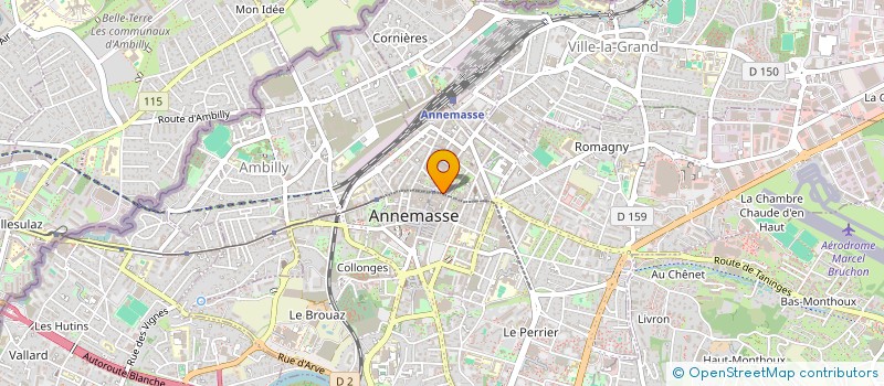 localisation de l'entreprise DIANA  ANNEMASSE