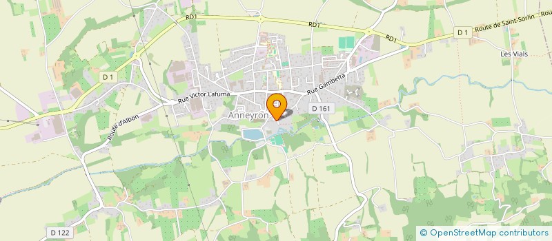 localisation de l'entreprise DIANA  ANNEYRON