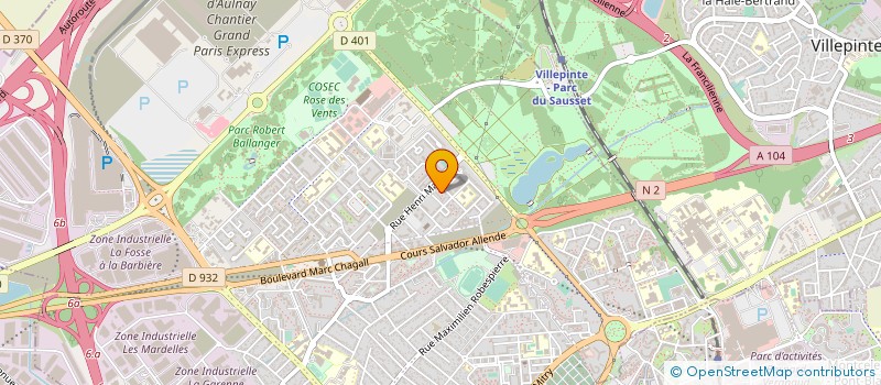 localisation de l'entreprise DIANA FRUITS à AULNAY-SOUS-BOIS