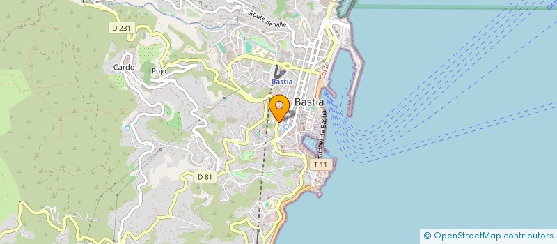 localisation de l'entreprise DIANA G PANZANI M DECOR AMEUBL à BASTIA