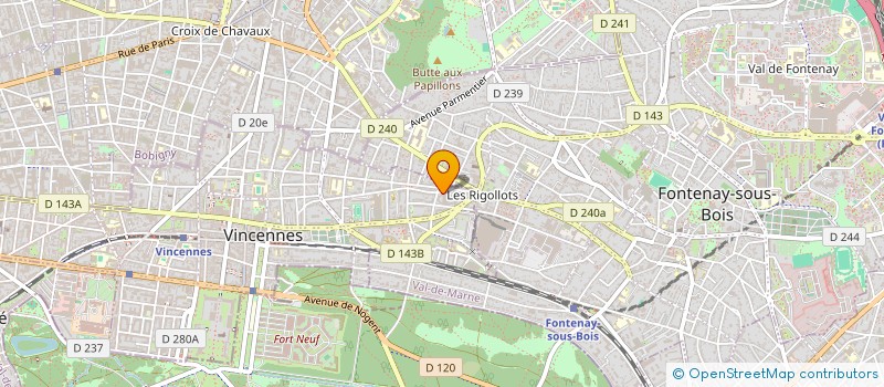 localisation de l'entreprise DIANA.H CONSULTING  VINCENNES