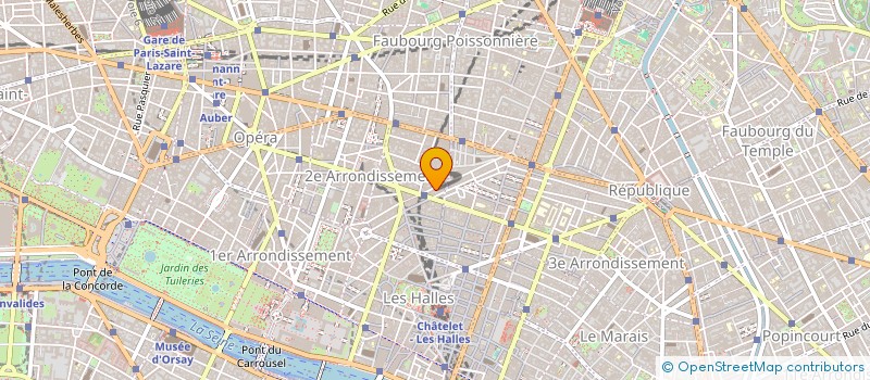 localisation de l'entreprise DIANA ROSE à PARIS