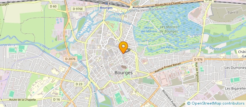 localisation de l'entreprise DIANA SIERRA  STUDIO PILATES  BOURGES