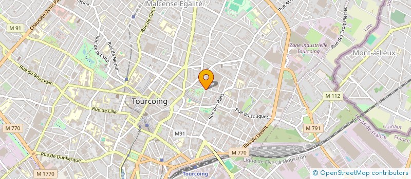 localisation de l'entreprise DIANA UNIFORMES SARL à TOURCOING