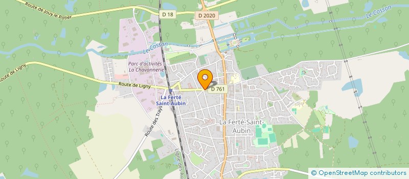 localisation de l'entreprise DIANAEL  LA FERTE SAINT-AUBIN