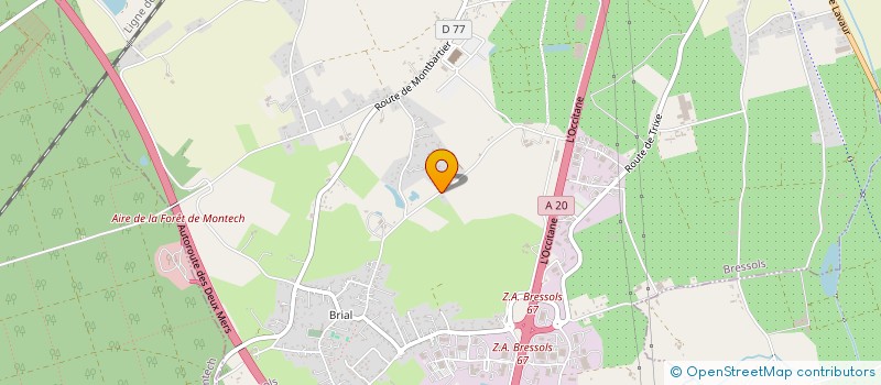 localisation de l'entreprise DIANAMA  BRESSOLS