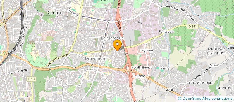 localisation de l'entreprise DIANATHENA  BOULIAC