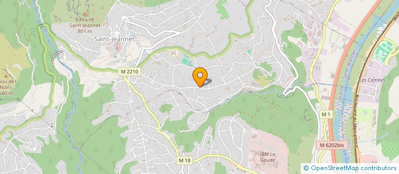 localisation de l'entreprise DIANAVENCE  SAINT-JEANNET