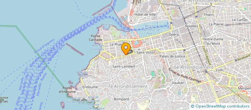 localisation de l'entreprise DIANE à MARSEILLE