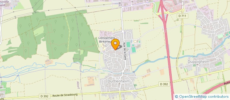 localisation de l'entreprise DIANE  ERSTEIN