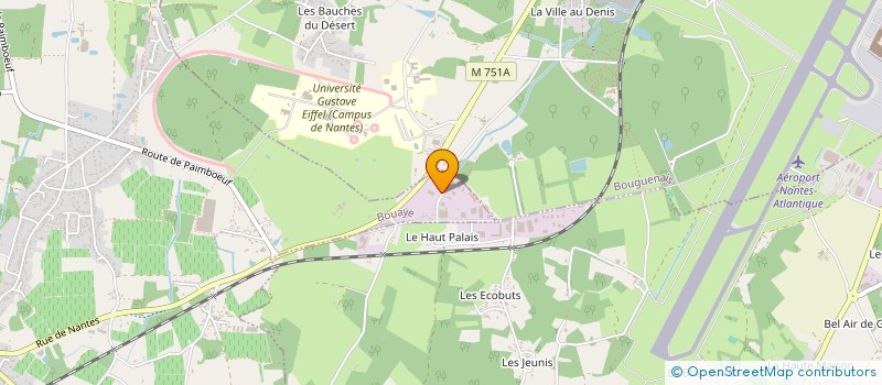 localisation de l'entreprise DIANE  BOUAYE