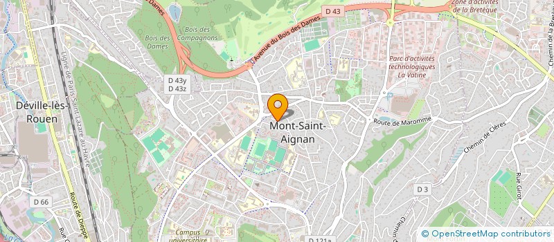 localisation de l'entreprise DIANE  MONT-SAINT-AIGNAN