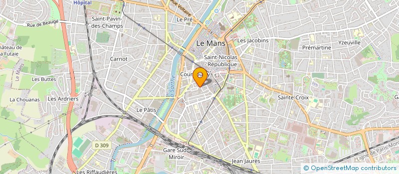 localisation de l'entreprise DIANE  LE MANS