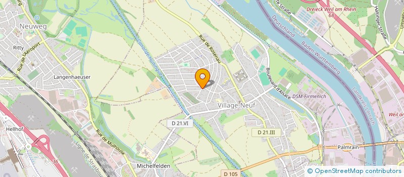 localisation de l'entreprise DIANE  ROSENAU