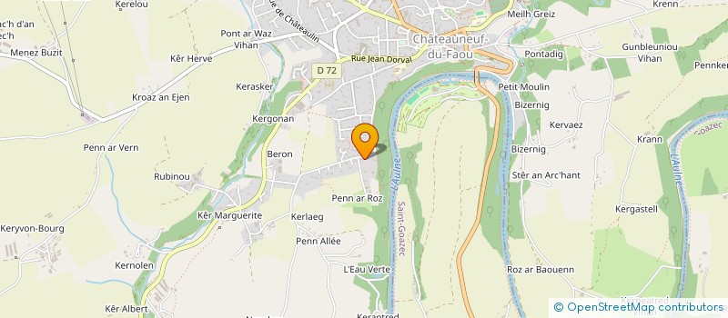 localisation de l'entreprise DIANE à CHATEAUNEUF-DU-FAOU