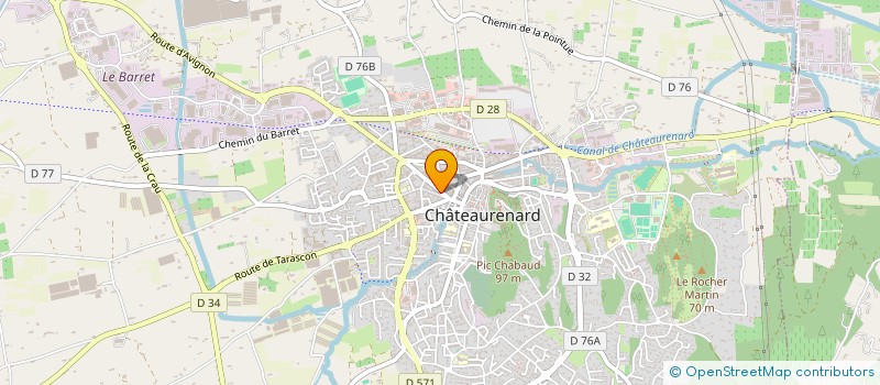 localisation de l'entreprise DIANE AURONAISE  CHATEAURENARD