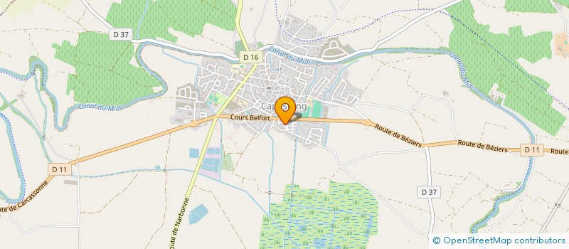 localisation de l'entreprise DIANE CAPESTANAISE  CAPESTANG