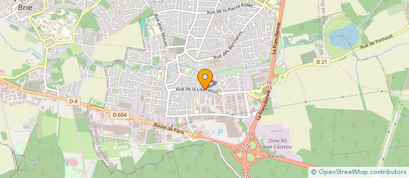 localisation de l'entreprise DIANE CONCEPT à PONTAULT-COMBAULT