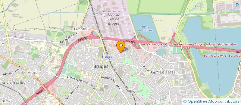 localisation de l'entreprise DIANE CONSEIL à BRUGES