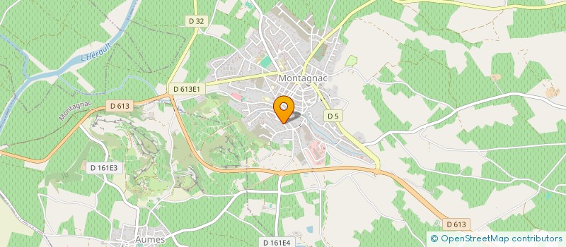 localisation de l'entreprise DIANE DE MONTAGNAC à MONTAGNAC