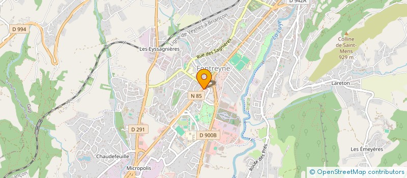 localisation de l'entreprise DIANE DE POITIERS à GAP