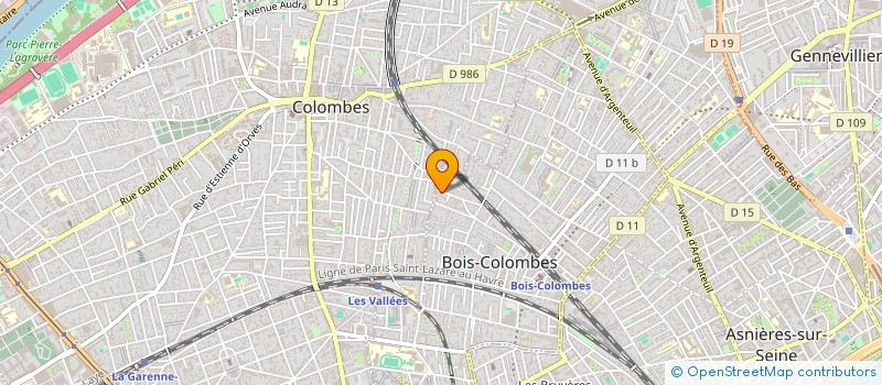 localisation de l'entreprise DIANE ET ASSOCIES à BOIS-COLOMBES