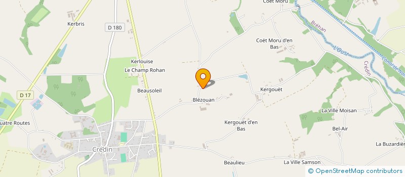 localisation de l'entreprise DIANE GESTION  CREDIN