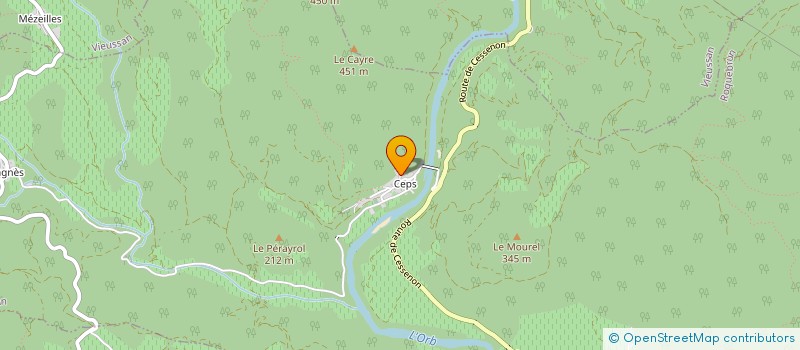 localisation de l'entreprise DIANE LA ROQUEBRUNAISE  ROQUEBRUN