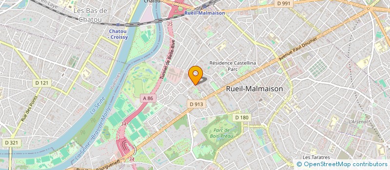 localisation de l'entreprise DIANE LEHAFFOND à RUEIL-MALMAISON