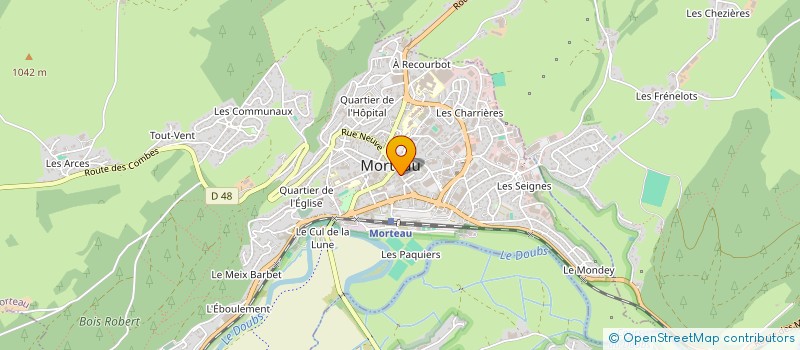 localisation de l'entreprise DIANE MORTUACIENNE à MORTEAU