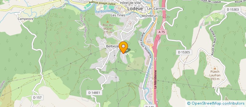 localisation de l'entreprise DIANE OLMET ET VILLECUN  LODEVE