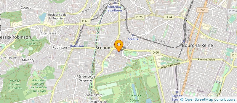 localisation de l'entreprise DIANE SELLERS à SCEAUX