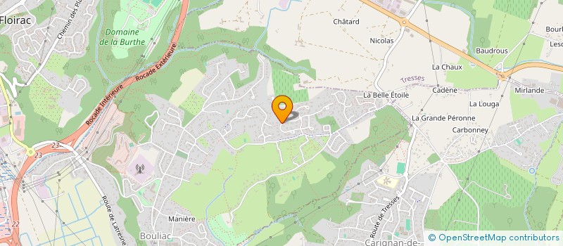 localisation de l'entreprise DIANE WELLNESS  BOULIAC