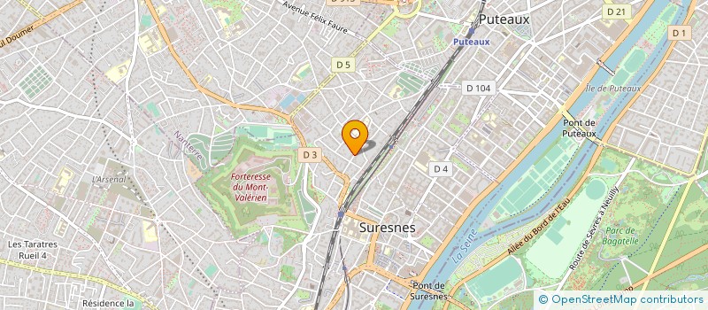 localisation de l'entreprise DIANI SARL à SURESNES