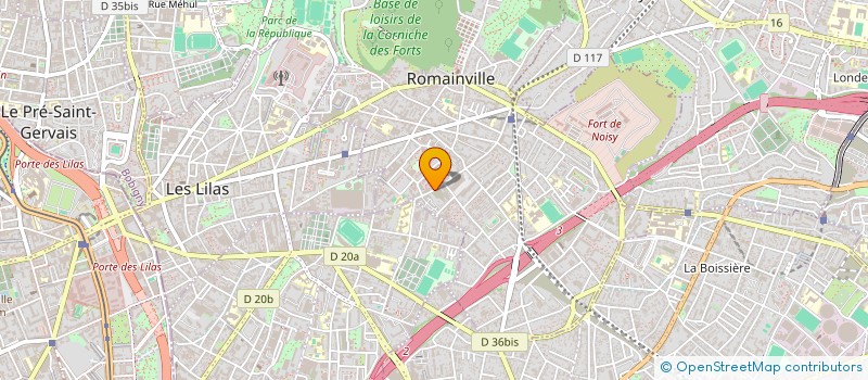 localisation de l'entreprise DIANINA FEMININE à ROMAINVILLE