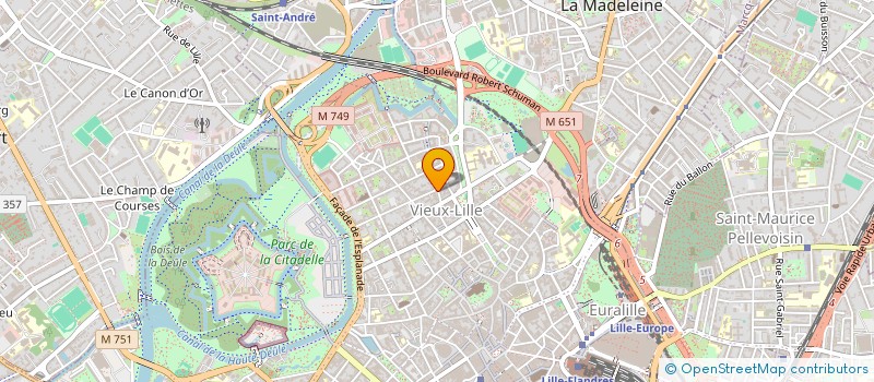 localisation de l'entreprise DIANNE DE COEUR à LILLE