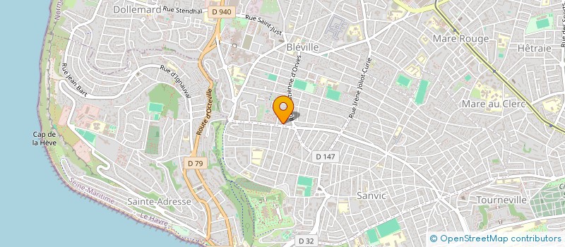 localisation de l'entreprise DIANOR  LE HAVRE