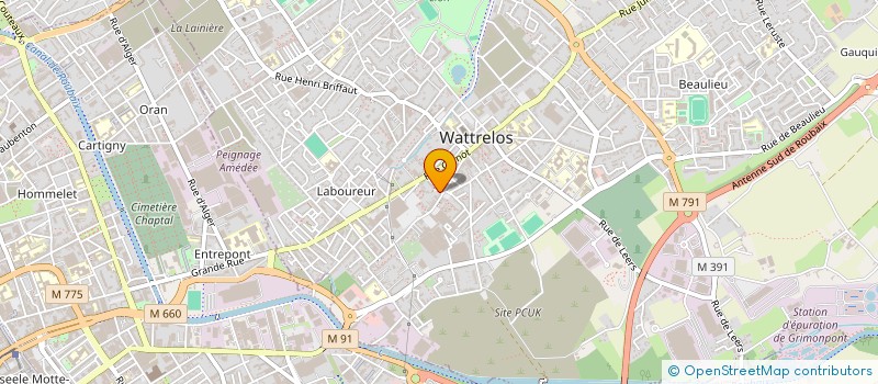 localisation de l'entreprise DIANORD à WATTRELOS