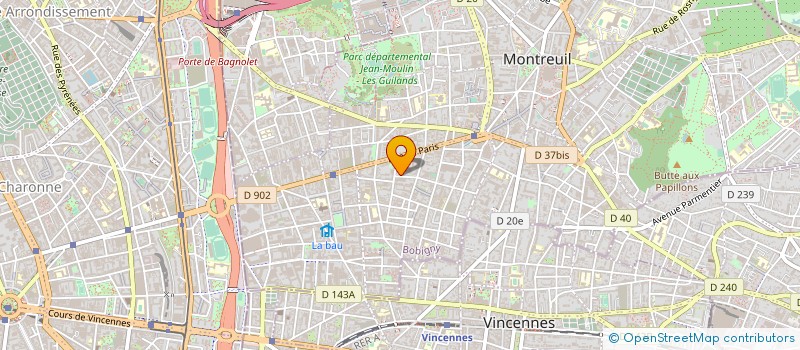 localisation de l'entreprise DIANTHUS à MONTREUIL