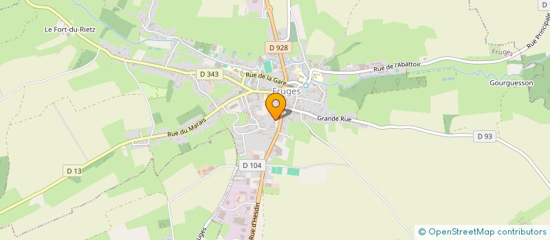 localisation de l'entreprise DIANTHUS  FRUGES