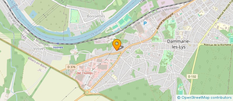 localisation de l'entreprise DIAO IMMO à DAMMARIE-LES-LYS