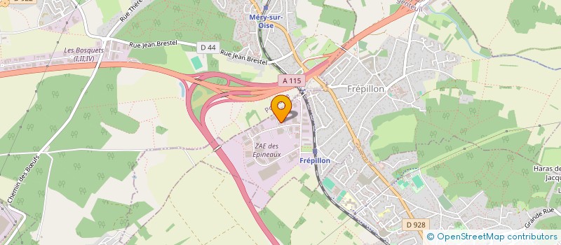 localisation de l'entreprise DIAP 3D  FREPILLON