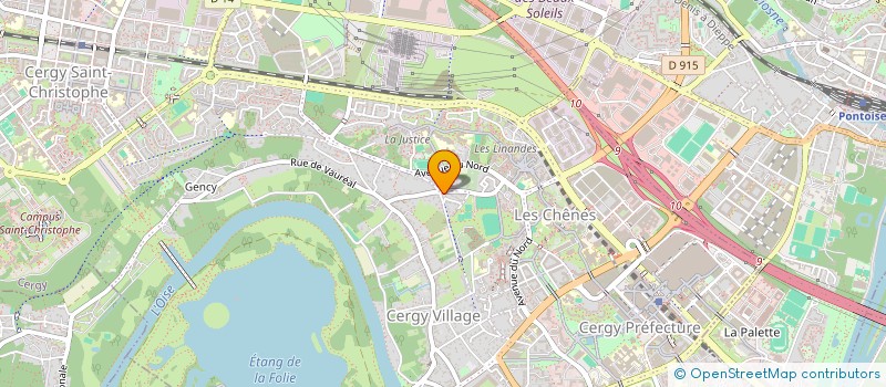 localisation de l'entreprise DIAP  CERGY