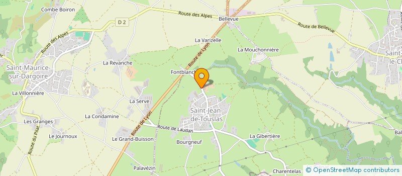 localisation de l'entreprise DIAPASON 2000  BEAUVALLON