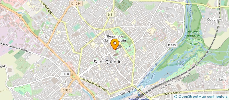 localisation de l'entreprise DIAPASON à SAINT-QUENTIN